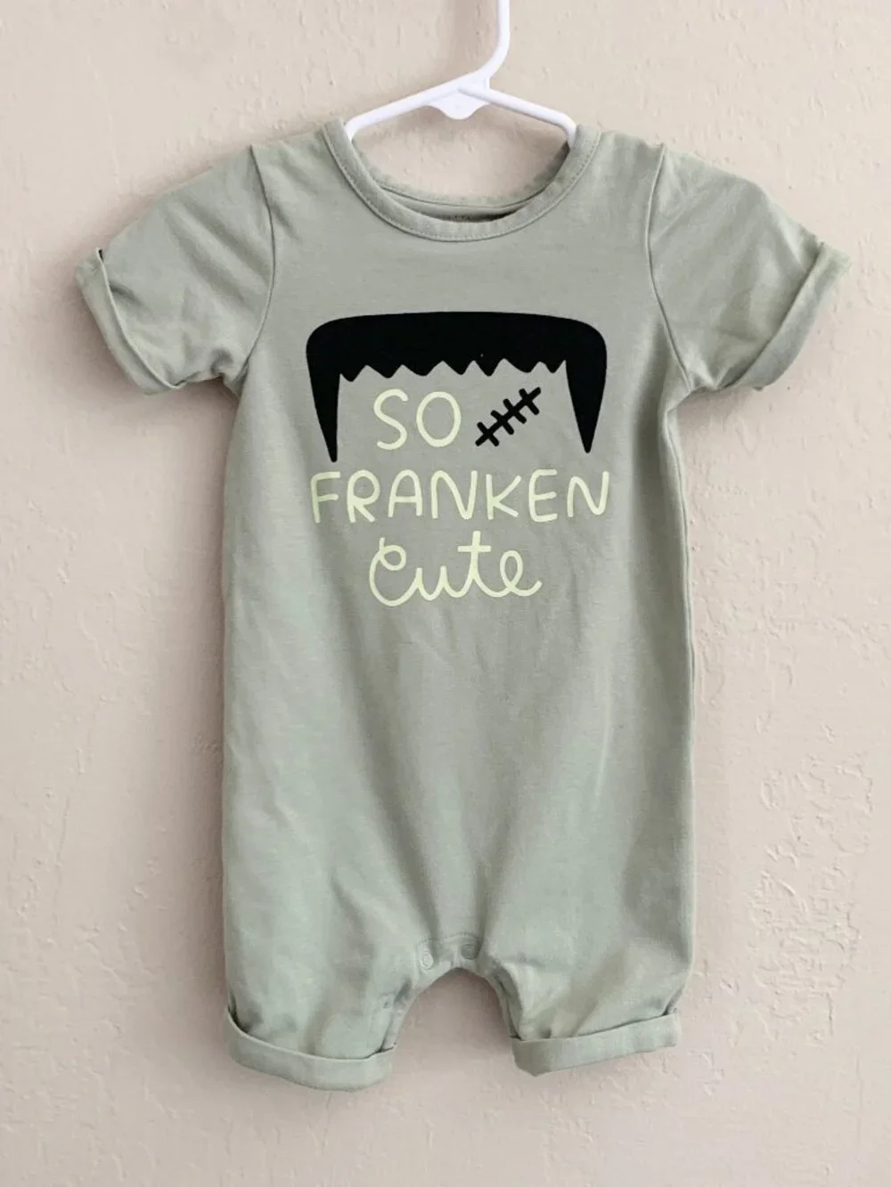 Cat & Jack Halloween Romper • So Franken Cute • 12 Months